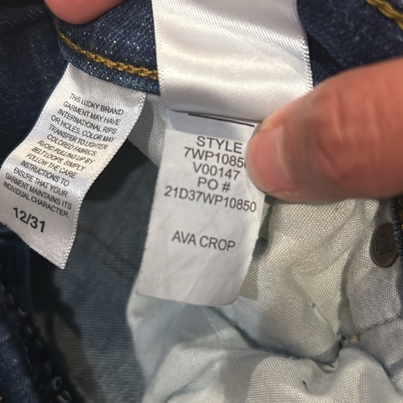 Lucky brand Ava crop mid rise jeans - Picture 3 of 5